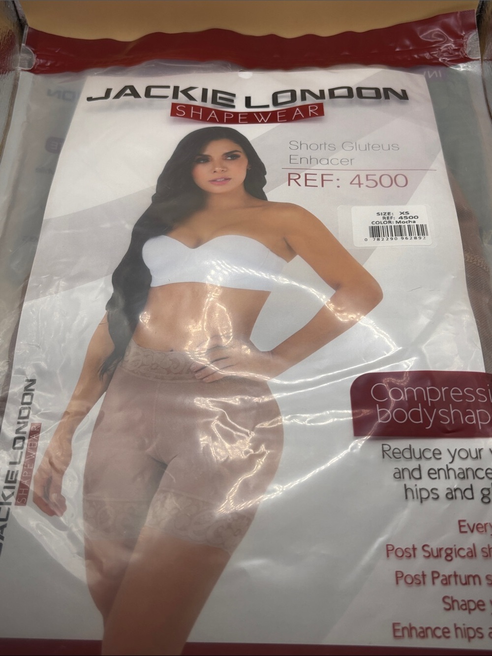 Jack London Shapewear High-Waist Shorts in Nude/Tan
